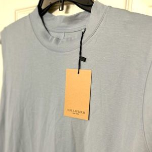 NWT M.M. Lafleur Dress, Sky Blue, Pima Cotton, Size Large